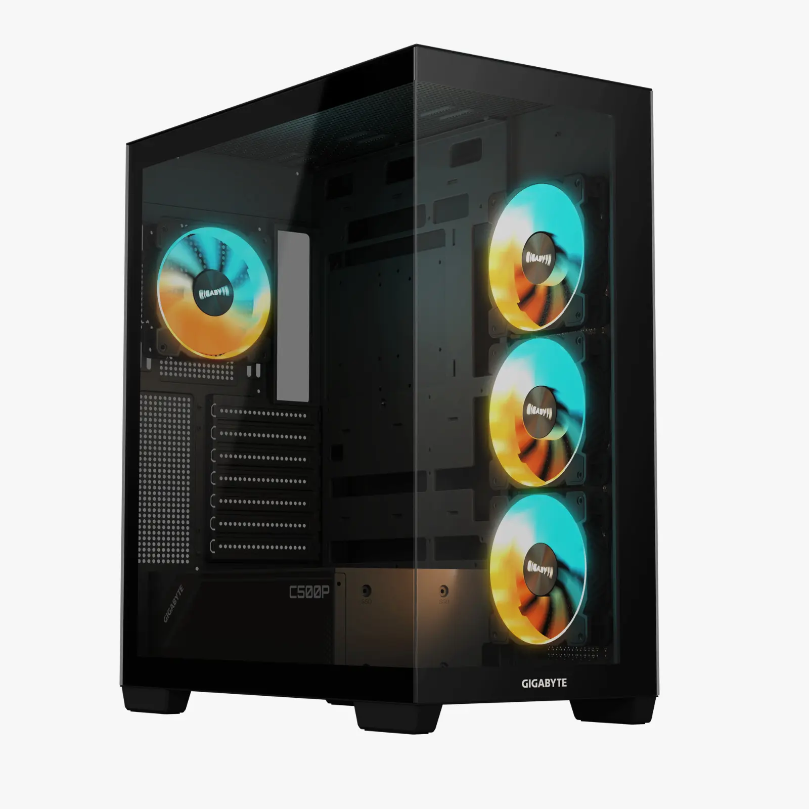 CASE GIGABYTE C500 PANORAMIC STEALTH 4FANS ARGB BLACK - Gaming DZ ...